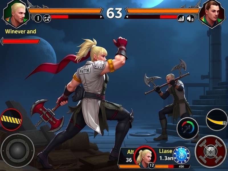 Resolute Axe Fighter Game Screenshot